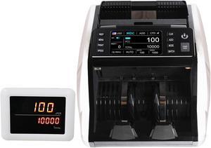 Intendvision Bank Grade Money Counter Machine, Mixed Denomination, 3 Screens, Value Counting, Serial Number, 2CIS/UV/IR/MG/MT Counterfeit Detection