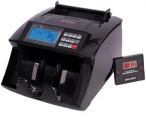 Intendvision Money Counter Machine with Value Count, UV/MG/IR/DD Counterfeit Bill Detection Cash Counter for US Dollars Euros