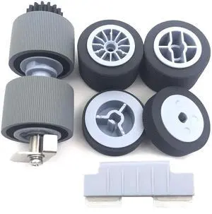 Intendvision Scanner Brake, Pick, Separator Roller and Pad Set for Fujitsu fi-5900C fi-5950, Part No PA03450-K011, PA03450-K012, PA03450-K013, PA03450-K014