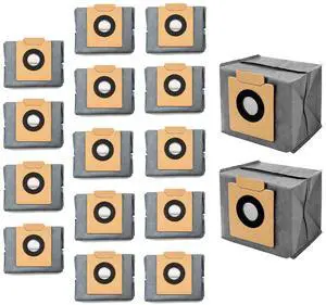 16 Pack Dust Bags for Eufy Clean X8/ X8 Pro / X10 Pro Omni Robot Vacuums Self-Empty Station, Large Capacity Disposable Replacement Vacuum Bags 16 Pack Dust Bags for Eufy Clean X8/ X8 Pro / X10 Pro Omni Robot Vacuums Self-Empty Station, Large Capacity Disposable Replacement Vacuum Bags