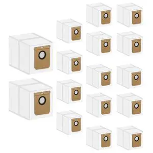 16 Pack Dust Bags for Eufy L50, L60, L50 SES, L60 SES Robot Vacuums Self-Empty Station, Large Capacity Disposable Replacement Vacuum Bags 16 Pack Dust Bags for Eufy L50, L60, L50 SES, L60 SES Robot Vacuums Self-Empty Station, Large Capacity Disposable Replacement Vacuum Bags