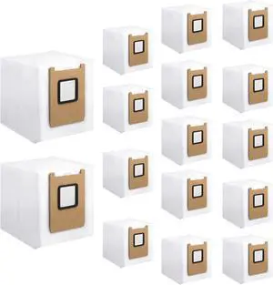 16 Pack Dust Bags for Eufy Omni E25, Omni E28 Robot Vacuum, 3L Large Capacity Disposable Replacement Vacuum Bags 16 Pack Dust Bags for Eufy Omni E25, Omni E28 Robot Vacuum, 3L Large Capacity Disposable Replacement Vacuum Bags