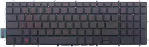 AUTENS Keyboard for Dell Inspiron 3579 3583 3779 5565 5567 5570 5575 5587 7566 7567 7577 7588 5765 5767 5770 5775 7773 7778 7779 Laptop No Frame (Red Backlight), US Laptop Keyboard Replacement
