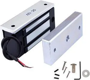 AUTENS Electric Magnetic Door Lock 12V 60kg Mini DC EM Locks Holding Force Electromagnetic for Door Entry Access Control