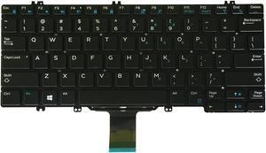 AUTENS Keyboard for Dell Latitude 5280 5289 7280 7290 7380 7389 7390 Laptop No Frame (No Backlight), US Laptop Keyboard Replacement
