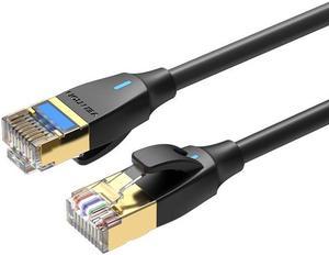 Ethernet Cable Cat8 40Gbps Mini Slim RJ 45 Network Cable for Laptops PS 4 Router 2000MHz Internet Lan Cord RJ45 Cable 30AWG(1.64ft)