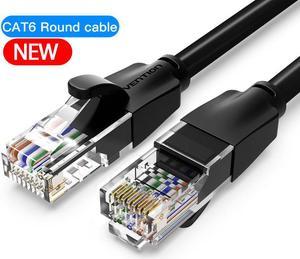 Ethernet Cable Cat6 Lan Cable UTP RJ45 Network Patch Cable For PS PC Internet Modem Router Cat 6 Cable Ethernet(Black 1.64ft)