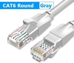 Ethernet Cable Cat6 Lan Cable UTP RJ45 Network Patch Cable For PS PC Internet Modem Router Cat 6 Cable Ethernet(Gray 1.64ft)