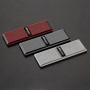 Full Aluminum Heatsink Heat Dissipation M.2 2280 Cooling Heat Sink Heat Thermal for M2 NGFF 2280 PCI E NVME SSD(Silver)