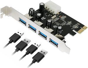 4 port USB 3.0 PCI e Expansion Card PCI express PCIe USB 3.0 hub adapter 4 port USB 3 0 PCI e PCIe express 1x USB3 Add On Cards