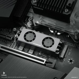 2280 22110 PCIE SATA support multi specification M.2 Hard Disk Dual Fan Heat Sink Cooling radiator HDM2280-FT