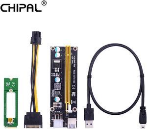 NGFF M.2 M Key to USB 3.0 PCI E Riser Card M2 to USB3.0 PCIE 16X 1X Extender with Power for Litecoin Bitcoin Miner