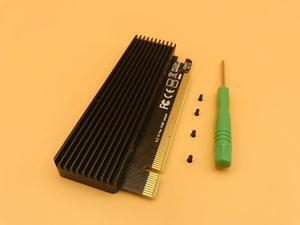 M.2 NVMe SSD NGFF TO PCIE 3.0 X16 Adapter with LED M Key Interface Card Suppor PCI Express 3.0 x4 2230 2280 Size m.2 FULL SPEED