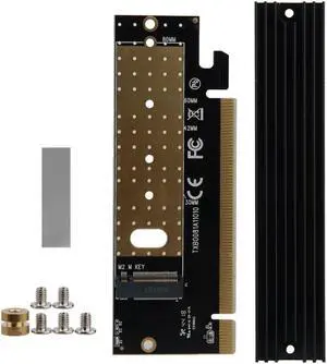 M2 NVMe SSD Adapter for PCIE 3.0X16 M Controller Card Key Interface Support PCI Express 3.0