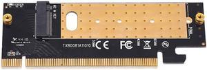 M.2 NVMe SSD Adapter M2 to PCIE 3.0 X16 Controller Card M Key Interface Support PCI Express