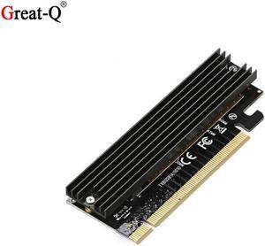 PCI express to M.2 NVMe SSD Adapter M2 to PCIE 3.0 X16 Controller Card M Key Interface Support PCIe 3.0 x4 2230 2280 Size