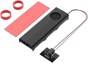 AAAJ M.2 Solid State Drive Fan Radiator Heat Sink Cooling Silicon Thermal Pad Cooler for M2 NVME SATA 2280 PCIE SSD
