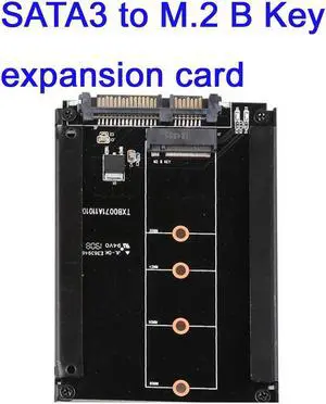 NGFF ( M2 ) SSD to 3.0" SATA Adapter M.2 NGFF SSD to SATA3 Convert Card B Key Connector For WINXP/2000/VISTA