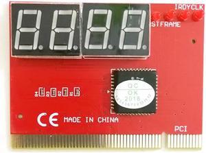 Computer PCI POST Card Motherboard LED 4 Digit Diagnostic PC Analyzer Test POST Cards Plastic Metal High Stability Express Card