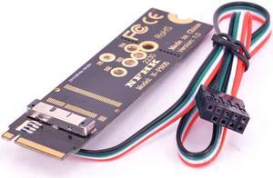 M Key PCI e NVMe M2 M.2 Adapter for Macbook BCM943602CS BCM94360CS2 BCM943224PCIEBT2 BCM94331CD WiFi Wireless Network card