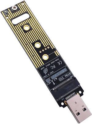 NGFF Nvme M.2 To 10Gbps USB3.1 TypeA Inline Adapter Board Chip JMICRON JMS583 Expansion Converter Card M2 To Usb Pcie Protocols