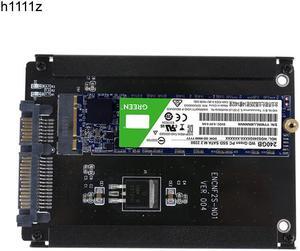 Metal Case CY B+M Socket 2 M.2 NGFF (SATA) SSD to 2.5 SATA Adapter for 2230/2242/2260/2280mm M2 NGFF SSD Solid State hard drive
