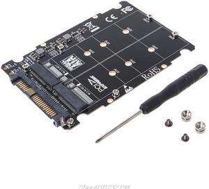 M.2 SSD to U.2 Adapter 2 in 1 M.2 NVMe Key B/M NGFF SSD to PCI e U.2 SFF 8639 Adapter PCIe M2 Converter
