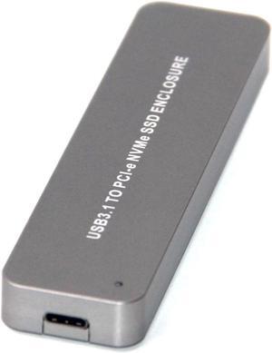 Nvme To Usb Adapter,10 Gbps Usb3.1 Gen 2 M.2 Pcie Ssd To TYPE C Card ,Usb To M2 Solid State Drive (Key M) Telescopic
