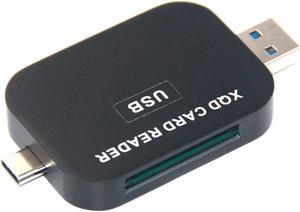 XQD Card Reader Adapter USB3.0 Typ-A + Type-C High Speed Transmission for Nikon D4/D5/D500 For SONY XQD Camera