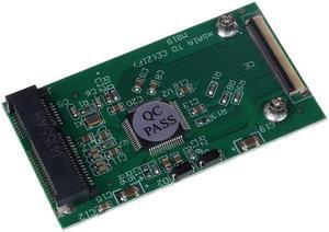 1PC Mini mSATA PCI-E SSD To 40pin ZIF CE Cable Adapter Card