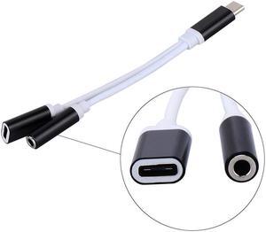10 Packs Type C Splitter Cable Usbc to 3.5mm AUX Audio Jack Headphone Adapter Charger Converter For Huawei Xiaomi Samsung Motorola