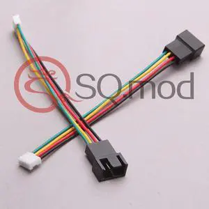 5pcs/lot PCI-E Graphics Video Card PWM Fan Power Supply Lead Cable 4Pin Small Type to Mainboard 4P Compatible with 3Pin