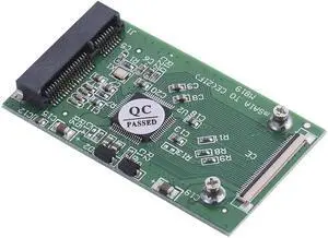 Amify PCI Express Riser Card mSATA Module 3.3V Mini PCI-e SSD Add on Cards mSATA to CE ( ZIF) PCIE Post Card For DOS MAC Windows Linux