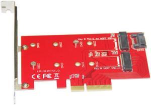 Desktop PCI-E X4 to Key B: M.2 (NGFF) SSD + Key M: NGFF (M.2) SSD