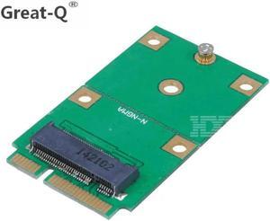Mini PCI-E 2 Lane M.2 NGFF 30mm 42mm SSD To mSATA Adapter pci express Riser Card adaptator