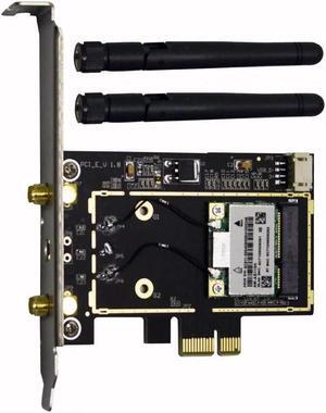 Adapter Desktop for Atheros AR5B225 AR9485 150Mbps PCI E Express Desktop Wireless WiFi Bluetooth 4.0 AR3012 for Windows
