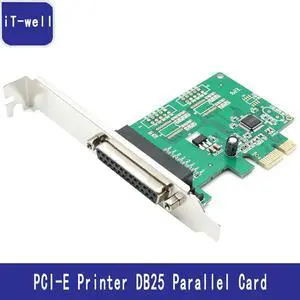 PCI-E Parallel card Printer DB25 Parallel Port LPT to PCI-E PCI Express Card Adapter Converter