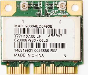 Card for Atheros AR9287 AR5B97 Wireless BGN 300 Mbps 802.11 b/g/n Half PCI-E Wifi Card