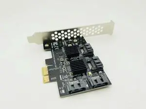 4-Port SATA PCIE to SATA Card PCIE Adapter PCI Express to SATA3.0 Converter 6G Expansion Controller Card Adapter IPFS