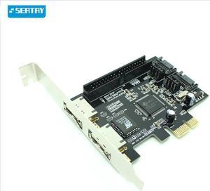 PCIe express card 1Port IDE + 2port sata or eSATA combo PCI-Express RAID Controller Card for desktop PC computer support HDD/SDD