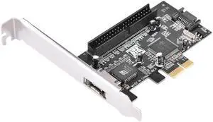 PCI-E PCI Express to IDE ATA133 + SATA II + ESATA Raid JMB363 Adapter Card Add On Cards