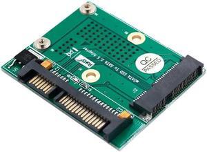 Mini PCI-E Msata SSD to 2.5 Inch SATA Adapter Converter Card Module Board with Metal Extension Bracket