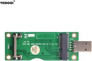Mini PCI-E to USB Adapter with SIM 8Pin Card Slot for WWAN/LTE Module Support SIM 6pin/8pin Card Connector