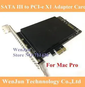 1PCS PCI Express SATA III SSD Adapter with SATA III port for MAC PRO 2008-2012