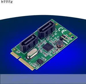 Mini PCI-Express 2.0 ASM1061R Chipset SATA 6Gbps RAID Controller Card 2-port SATA 3.0 Support RAID0 RAID1 SPAN
