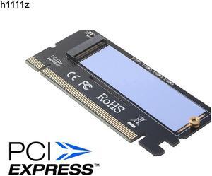 PCIE NVME M.2 M Key Adapter NGFF SSD to PCI-E 16X Extender Converter Riser Card M.2 to PCI-E Adapter Expansion Card with LED
