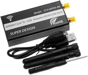1 Set NGFF(M.2) to USB Adapter With SIM Card Slot for WWAN/LTE/4G Module