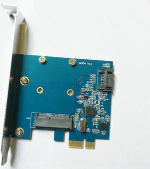 PCI-E to mSATA SSD+SATA3 Combo Expansion Converter Adapter PCIe to SATAIII Card