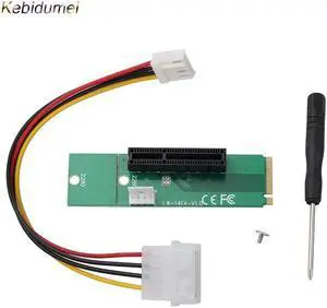 M key M.2 SSD Port to PCI Express Adapter Convertor NGFF M2 to PCI-e 4x Slot Riser Card for Mining Bitcoin Miner