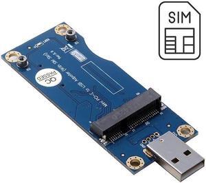 Mini PCI-E to USB Adapter With SIM card Slot for WWAN/LTE Module